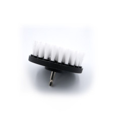 Щітка біла м’яка на шуруповерт/дриль шин Krespo Drill Brush soft 125мм