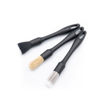 Набір пензлів для детейлінгу Krespo Brush Set, 3 шт