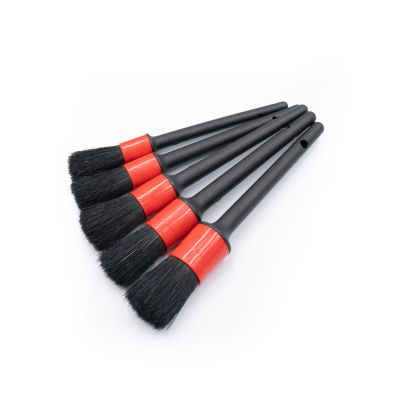 Набір пензлів для детейлінгу Krespo Black Set, 5 шт