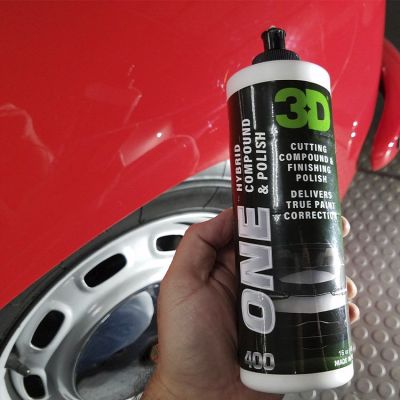 Однокрокова полірувальна паста 3D ONE 400 HYBRID Cutting Ccompound 1000 мл