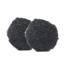 Полірувальний хутряний круг для ексцентрикових машинок Buff and Shine Uro-Wool Grey Blend Pad 75 mm