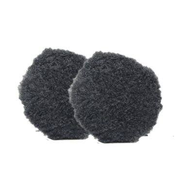 Полірувальний хутряний круг для ексцентрикових машинок Buff and Shine Uro-Wool Grey Blend Pad 75 mm