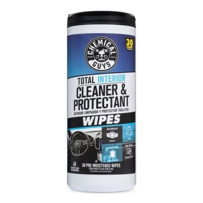 Серветки для догляду за інтер'єром CG Total Interior Cleaner & Protectant Wipes (в тубусі) 30шт