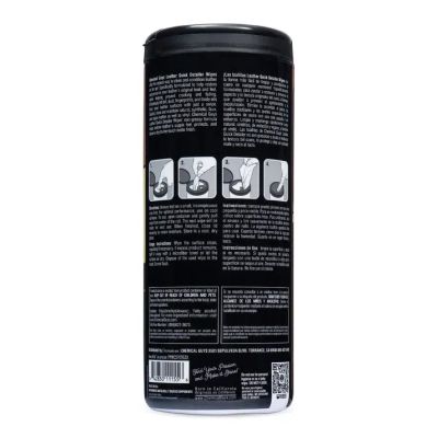 Серветки для догляду за шкірою Leather Quick Detailer (в тубусі) 30 шт