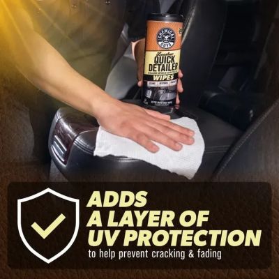 Серветки для догляду за шкірою Leather Quick Detailer (в тубусі) 30 шт