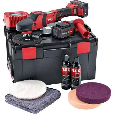 Полірувальна машинка FLEX PE 150 18.0-EC/5.0 Set акумуляторна роторна