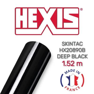 Hexis Skintac Deepl Black Gloss 1.524 m HX20890B