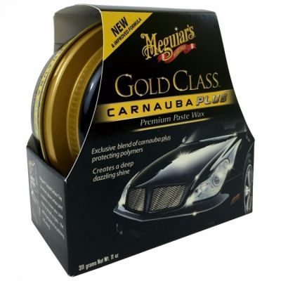 Карнауба твердий віск Meguiar's G7014J Gold Class Carnauba Plus Paste Wax, 311 г