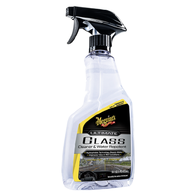 Очищувач скла з антидощем - Meguiar's Ultimate Glass Cleaner & Water Repellent 473 мл. (G240416)