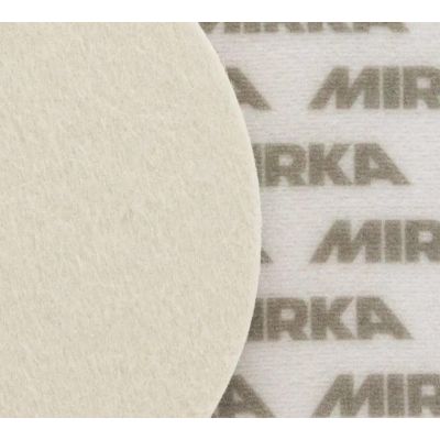 Полірувальний диск фетровий для скла - Mirka 125x6 мм. білий