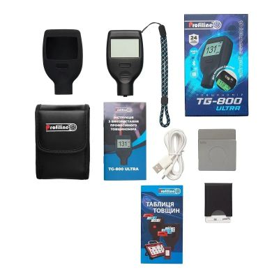 Товщиномір фарби Profiline TG-800 Ultra (6000мкм, Fe/Zn/NFe/Putty, Android/iOS)