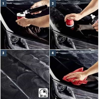 Кольоровий поліроль із воском чорний 250 мл SONAX Polish&Wax Color (296141)