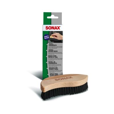 Щітка для чищення текстилю та гладкої шкіри SONAX Textile + Leather Brush (416741)