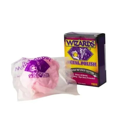 Wizards Metal Polish вата для очищення хрому, алюмінію