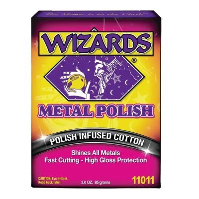Wizards Metal Polish вата для очищення хрому, алюмінію