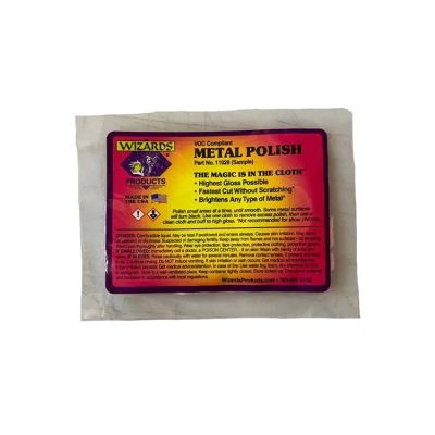 Вата для очищення металу та хрому WIZARDS Metal Polish Sample