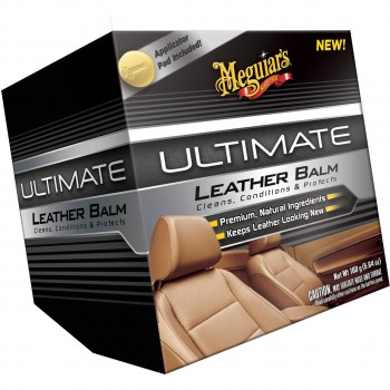 Бальзам 3 в 1 для кожи  Meguiar's Ultimate Leather Balm 160 г. 