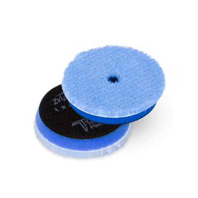 Полірувальний круг Thermo Hybrid Pad, blue Ø 90/15/80 Гібридний на синьому, середньо-жорстктермо