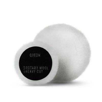 Gyeon Rotary Wool Heavy Cut 125 mm - біле хутряне супер ріжуче коло