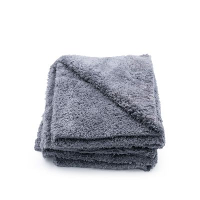 Супер м’яка мікрофібра Krespo Coral (сіра), 40х40 см, 500 гр/м2