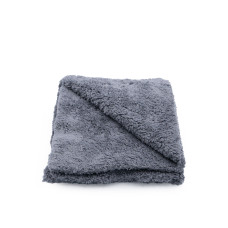 Супер м’яка мікрофібра Krespo Coral (сіра), 40х40 см, 500 гр/м2