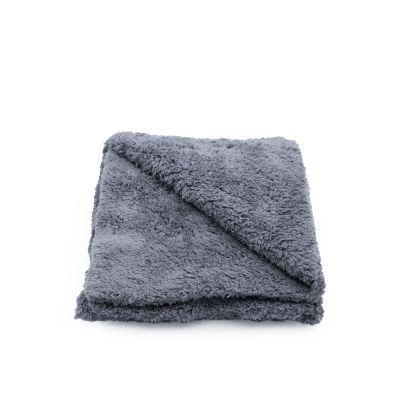 Супер м’яка мікрофібра Krespo Coral (сіра), 40х40 см, 500 гр/м2