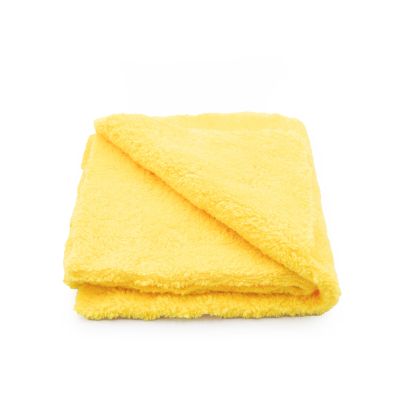 Супер м’яка мікрофібра Krespo Coral (жовта), 40х40 см, 500 гр/м2