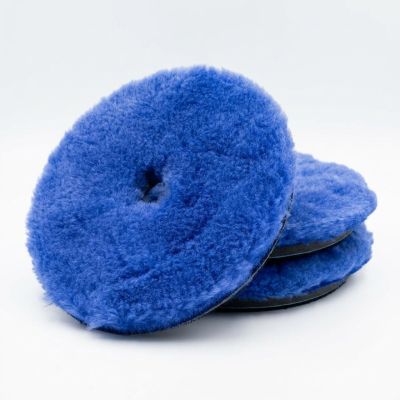 Полірувальний круг Krespo Wool Blue Light (ексцентрик) 125 мм