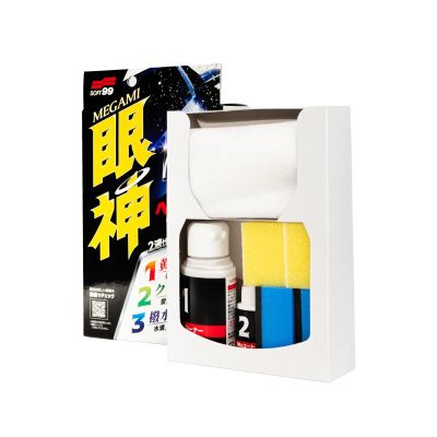 Кварцове покриття для фар SOFT99 MEGAMI Headlight Refresh