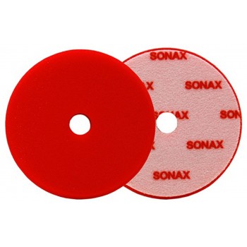 Полірувальний круг SONAX PROFILINE Orbital Polishing Pad 143 мм жорсткий червоний 