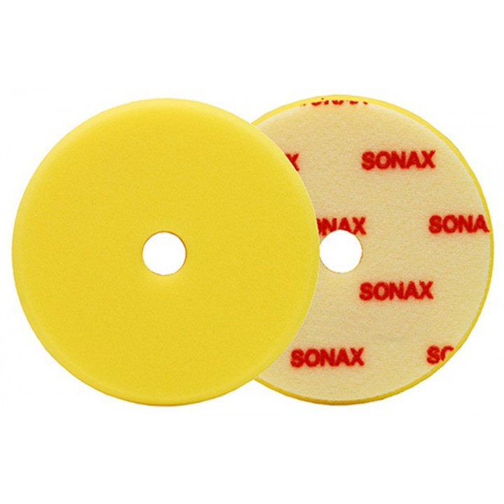 Полірувальний круг SONAX PROFILINE Orbital Polishing Pad143 мм середньої жорсткості жовтий 