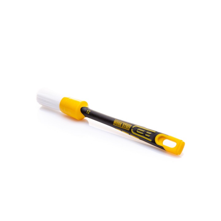 Кисточка WORK STUFF RUBBER ALBINO 24 мм с микротонкой щетиной и резиновой ручкой 