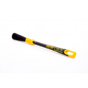 Кисточка WORK STUFF BLACK с прочной щетиной  и резиновой ручкой для стойких загрязнений  16 мм          