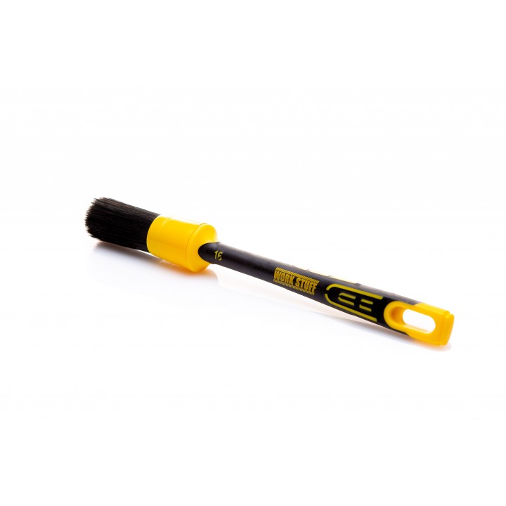 Кисточка WORK STUFF BLACK с прочной щетиной  и резиновой ручкой для стойких загрязнений  30 мм          