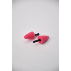 Detailing Pad ZviZZer THERMO Cone, red © 40/30 mm, червоний конусний пад, жорсткий ZV-CE000040HC