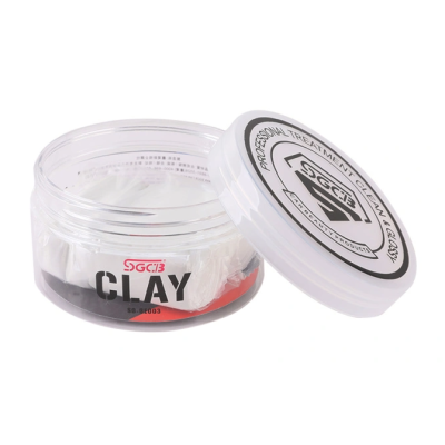 Глина для очистки кузова авто SGCB Detailing Clay - середня жорскості (біла), 150 гр