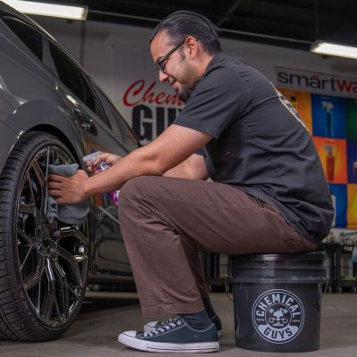 ВІДРО ДЛЯ МИЙКИ АВТОМОБІЛЯ ПРОЗОРЕ ЧОРНЕ BUCKET BLACK 16,5Л