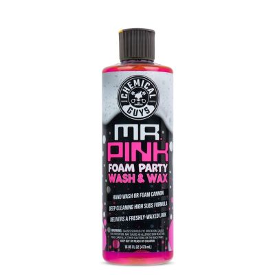 Mr. Pink Foam Party™: Шампунь для миття з воском для ідеального блиску авто