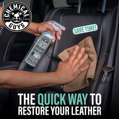 ОЧИЩУВАЧ І КОНДИЦІОНЕР ДЛЯ ШКІРИ АВТО 2 В 1 SPRAYABLE LEATHER CLEANER & CONDITIONER IN ONE - 473мл
