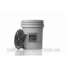Відро сіре для миття авто з брудоуловлювачем - Work Stuff Detail Bucket Grey and Separator 20л.